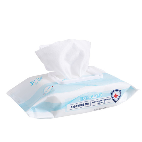 Manufacturer direct sale 80-piece portable alcohol wipe, killing germs for back-to-school and workplace, 75% disinfectant wet wipes, wholesale