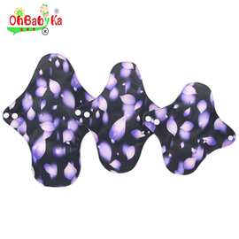 可洗姨妈巾垫 鸥贝厂家直销竹炭纤维卫生垫生理期卫生垫卫生巾