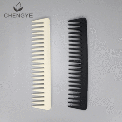 理髮工具美發梳子寬齒梳男士大背頭造型油頭梳黑白大刀梳廠家批發