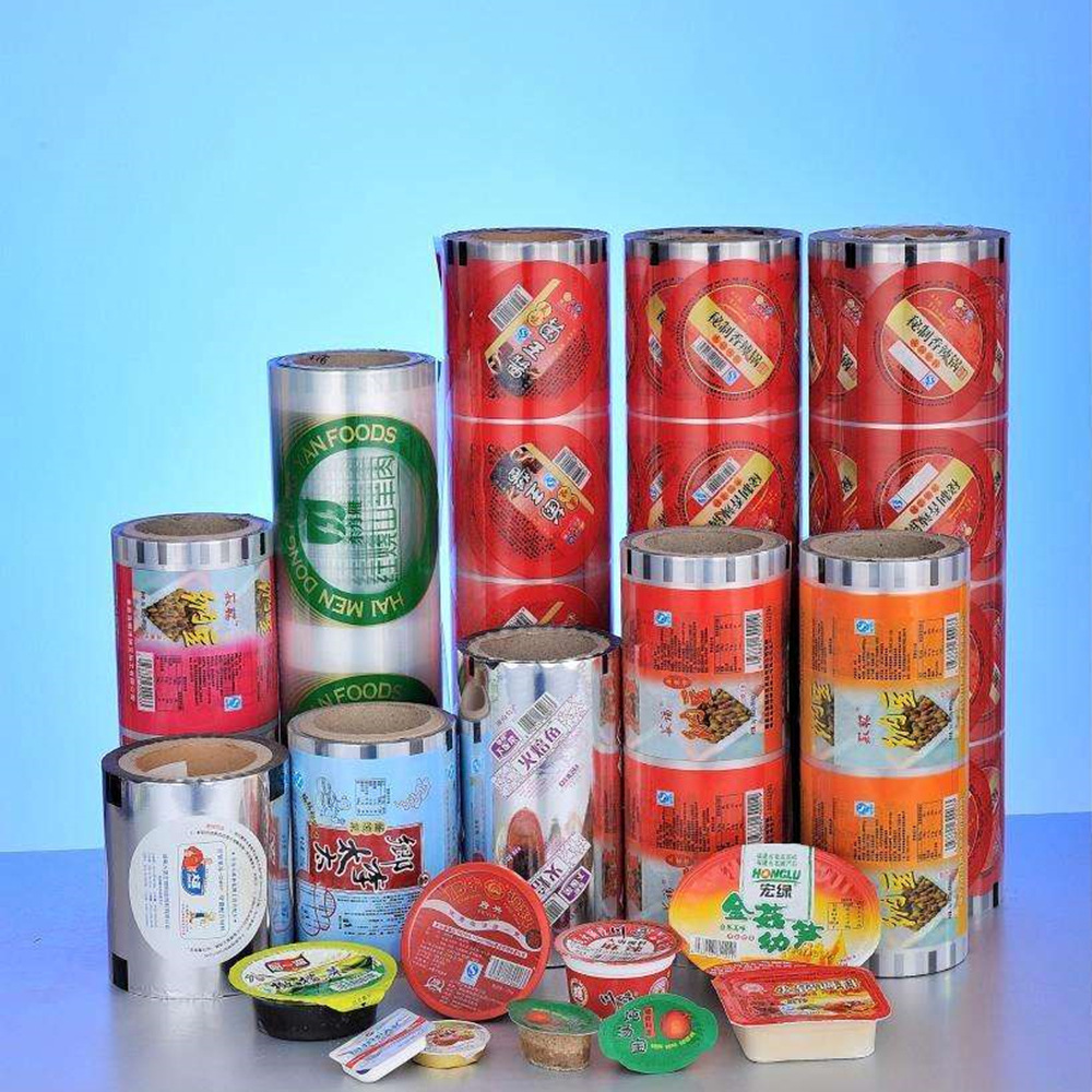 批发各类卷膜拉伸膜高温蒸煮膜果冻膜食品级卷膜免费设计logo