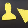 Transport, sticker, yellow cosmetic tools set