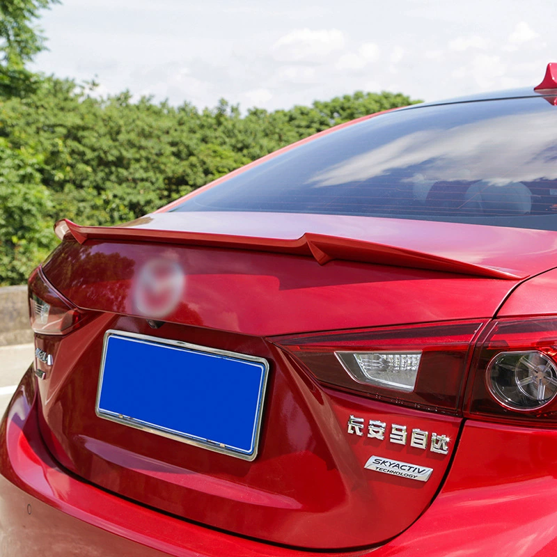 Подходит для Mazda 3 Angkaila модификация хвоста седана с фиксированным крылом ветра спортивный хвост Angkaila украшение