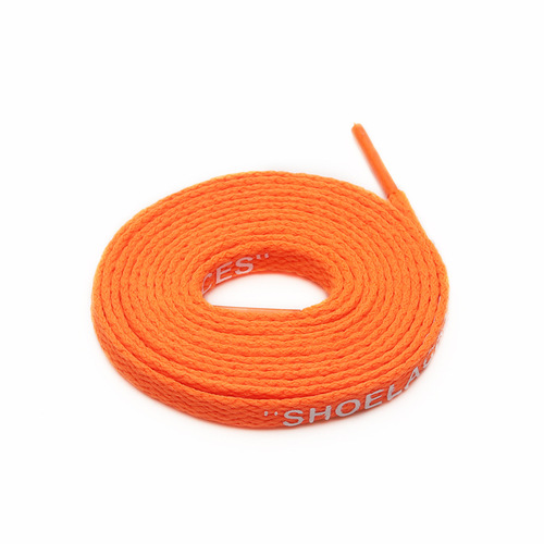 Colorful polyester flat shoelaces, suitable for casual board shoes, canvas shoes, sneakers, white shoes, AJ