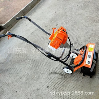 汽油除草机 小型家用手推式锄草松土机 果园小型杂草除草机