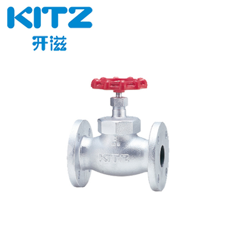 日本KITZ北泽开滋原装手动球墨铸铁法兰截止阀10SPBF
