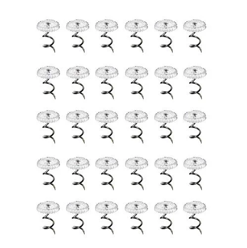 Фабрика прямых продаж из нержавеющей стали прозрачная спиральная игольчатая кровать юбка дивана с фиксированной булавкой