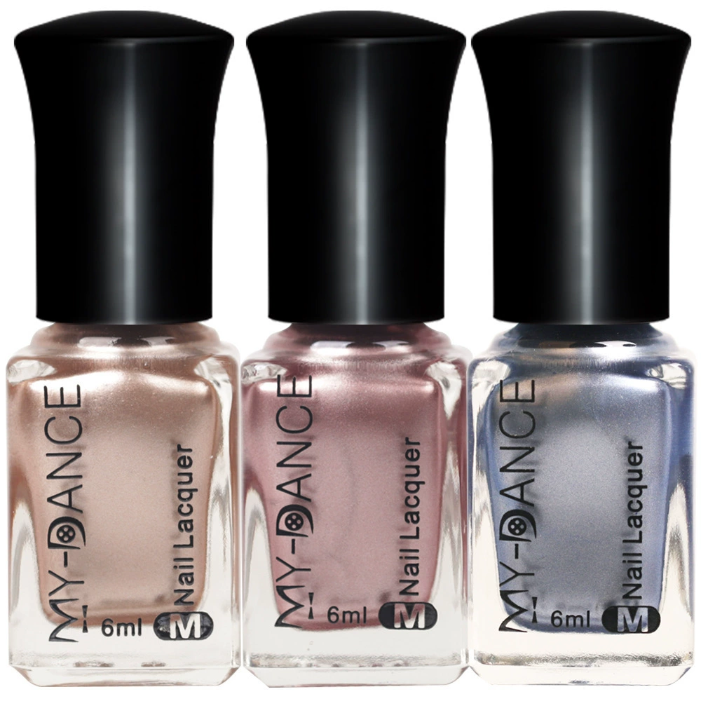 MYDANCE новый зеркальный металлический лак для ногтей женский не может быть очищен