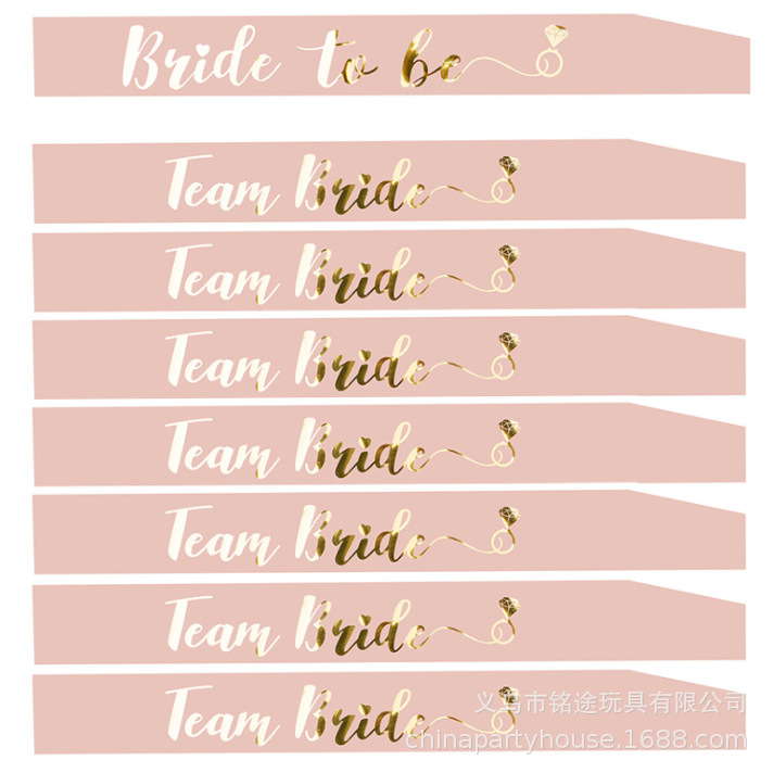 Traje de fiesta de soltero dama de honor nupcial velo insignia banda ceremonial boda suministros