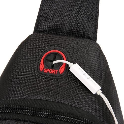Chest bag men's new Korean style casual mini crossbody bag nylon waterproof Oxford cloth men's bag small shoulder bag carry-on bag