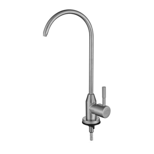 304 stainless steel purifier faucet, direct drinking water purifier, rotatable sitting 4-minute single cold kitchen faucet