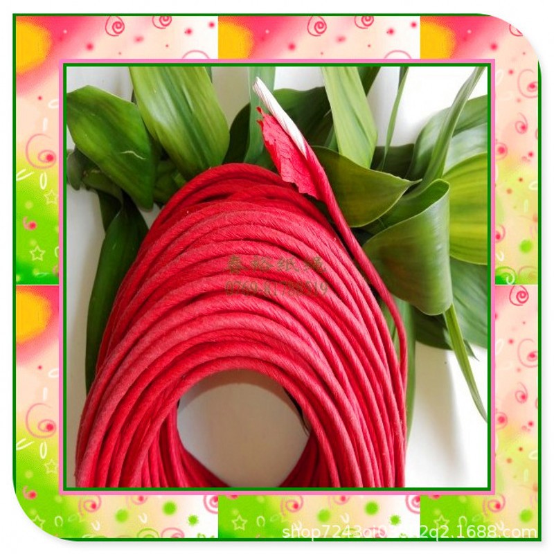 厂家定 制牛皮纸绳 加工手提袋绳子 批发各种粗度彩色纸绳