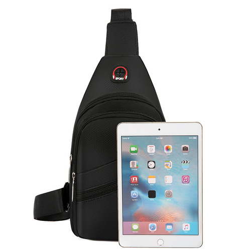 Men's  New Leisure Korean Style Waterproof Oxford Cloth Fashion Sports Crossbody Bag Shoulder Bag Trendy Backpack