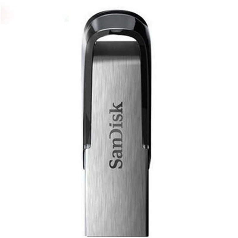 USB-накопитель (SanDisk) металлический корпус, 16–512 ГБ, компактный серебристо-серый USB-накопитель