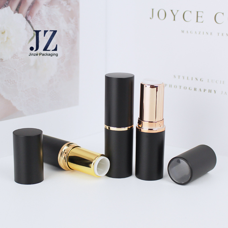 进泽 圆管卡扣雅黑口红管 内管喷镀 顶部密封/贴透明片口红壳包材