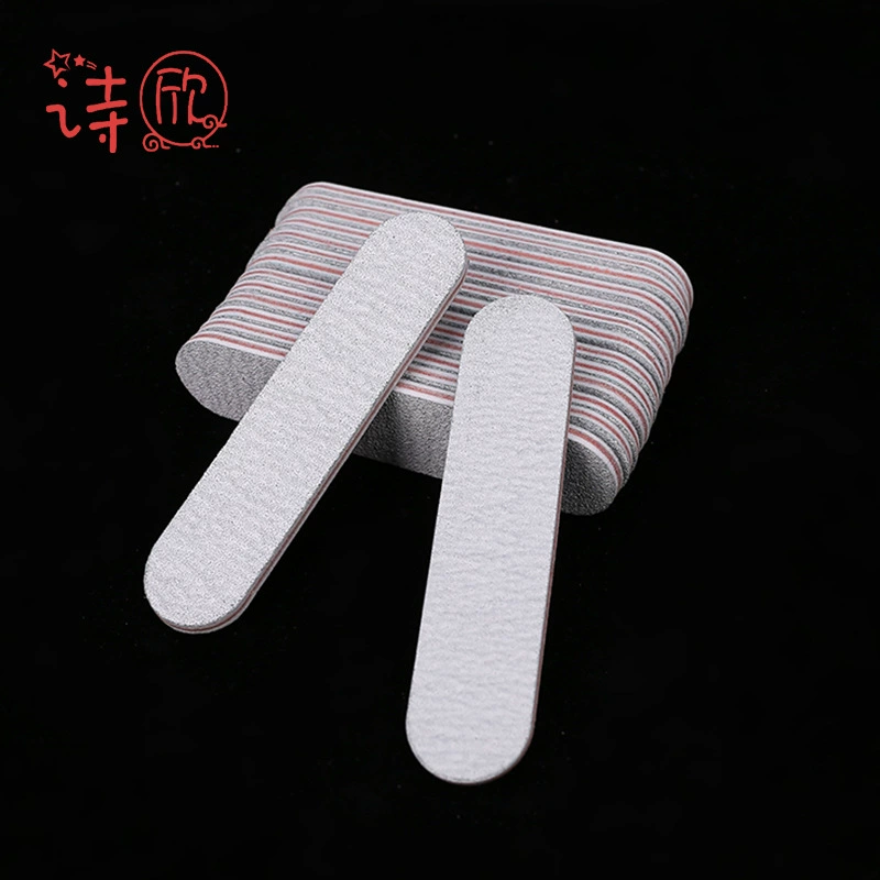 Мини пилочка для ногтей маникюрный магазин Мини Короткая Двусторонняя полированная пилочка для ногтей маникюрные инструменты оптовая продажа с фабрики