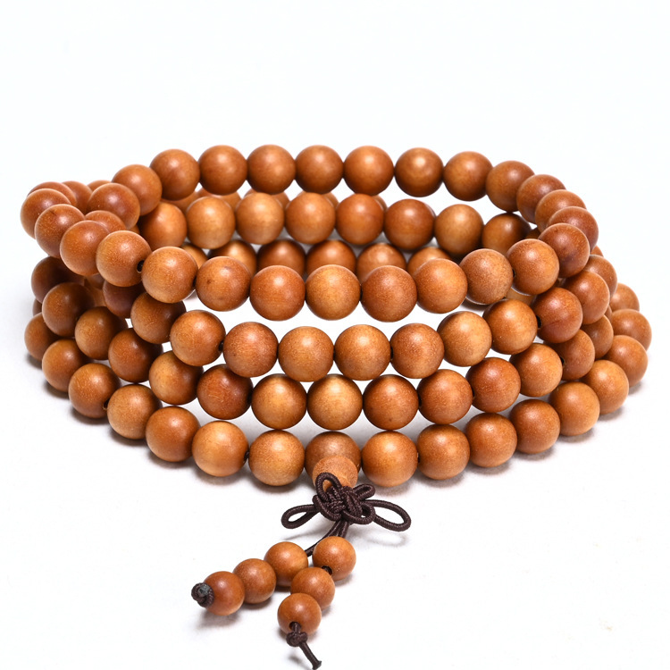 Barbie sandalwood bracelet 0.6 10 8mm108 beads bracelet rosary men and women couple style like Laoshan sandalwood