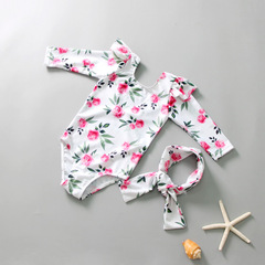 Baby swimwear, girls' swimwear for infants and toddlers, princess style, for girls aged 1-3 years, one-piece swimwear, Korean version