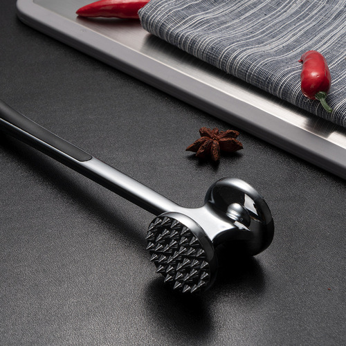 Zinc alloy meat hammer, tender meat tendon breaker, kitchen gadget, double-sided meat hammer, loose meat hammer, awakening meat hammer, kitchen meat hammer