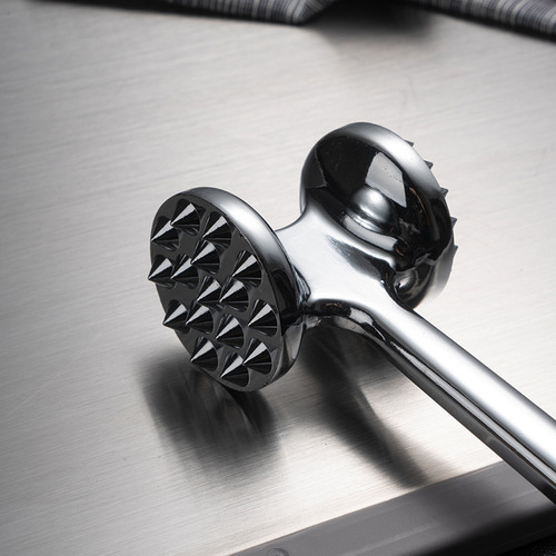 Zinc alloy meat hammer, tender meat tendon breaker, kitchen gadget, double-sided meat hammer, loose meat hammer, awakening meat hammer, kitchen meat hammer