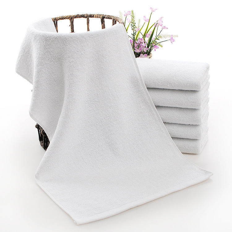 Manufacturer Wholesale 21 Single Yarn Hotel Bathing and Foot Massage Disposable White Towels Cotton Towels Absorb Water and Can Be Made into Logos Manufacturer Wholesale 21 Single Yarn Hotel Bathing and Foot Massage Disposable White Towels Cotton Towels Absorb Water and Can Be Made into Logos