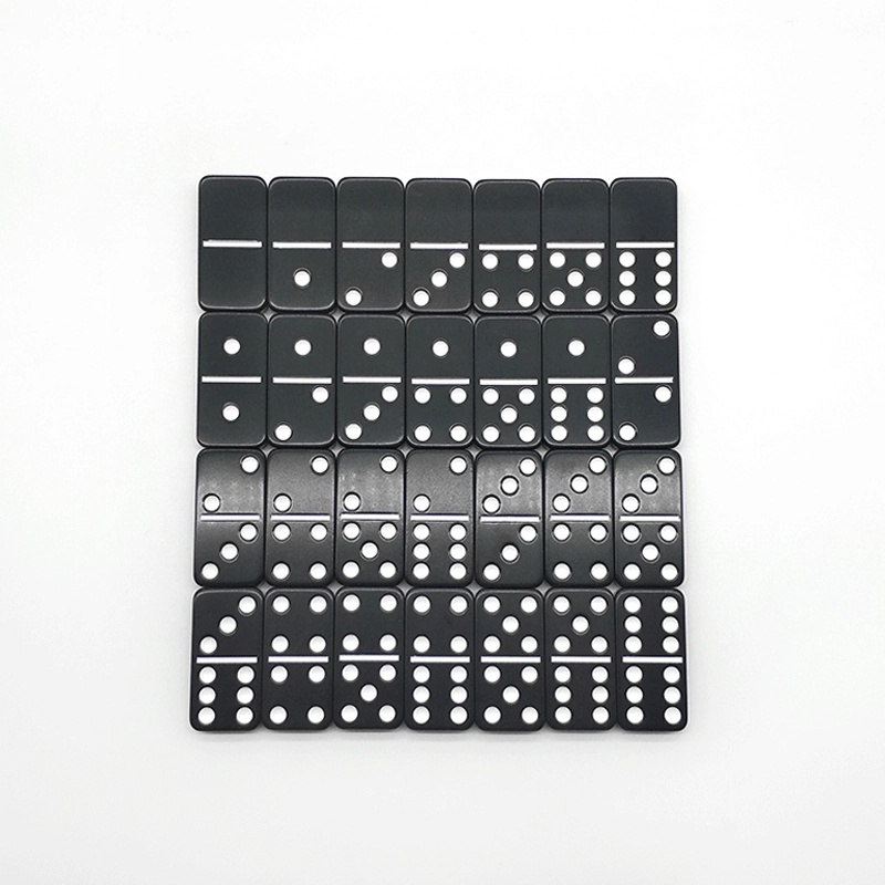 Фиксированный черный двойной шесть домино фиксированной шелковой ширмы резьба домино меламин домино игра толчок Пай 9 Завод прямых поставок