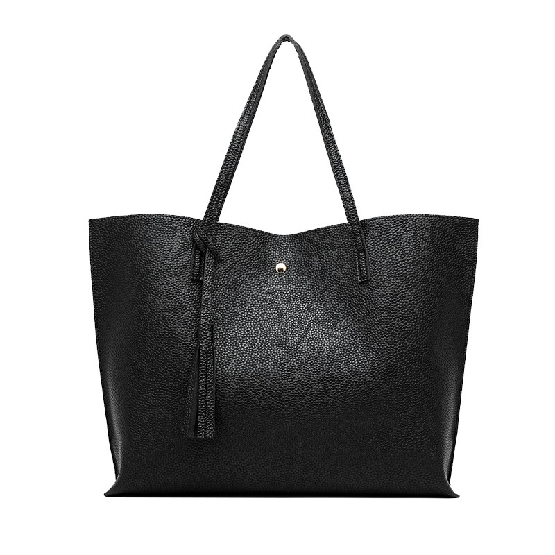 purse manufacturers new shopping bag Korean fashion women's bag tassel simple shoulder bag large capacity tote bag purse manufacturers new shopping bag Korean fashion women's bag tassel simple shoulder bag large capacity tote bag