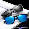 Sports street glasses solar-powered, men's sunglasses, European style