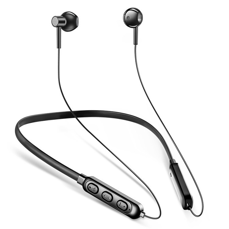 Cross-border new tws neck-hanging sports Bluetooth headset sweat-proof neck-hanging binaural wireless headset Bluetooth 5.0