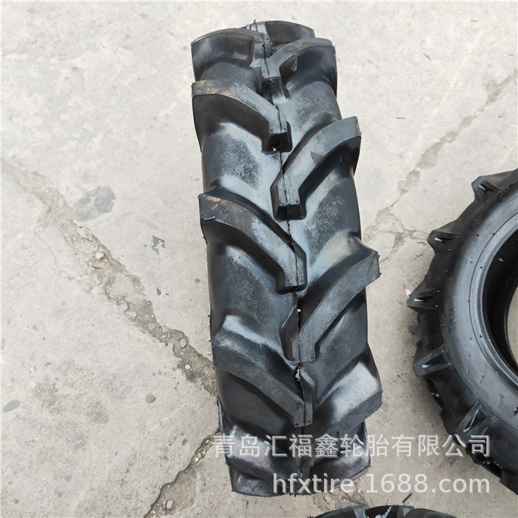 供应6-14R-1日本半高花人字花纹农机具轮胎配内胎