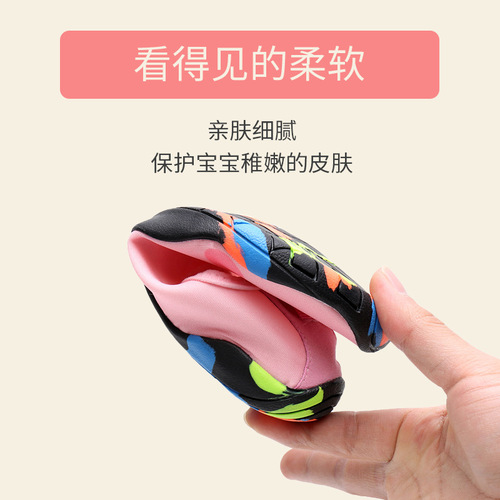 Manufacturer wholesale children's cartoon outdoor river shoes, thickened non-slip beach socks, infant home soft shoes