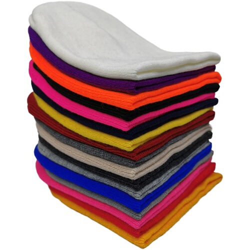 European and American knitted hats, knitted men's beanies, solid color acrylic woolen hats with logo wholesale manufacturer
