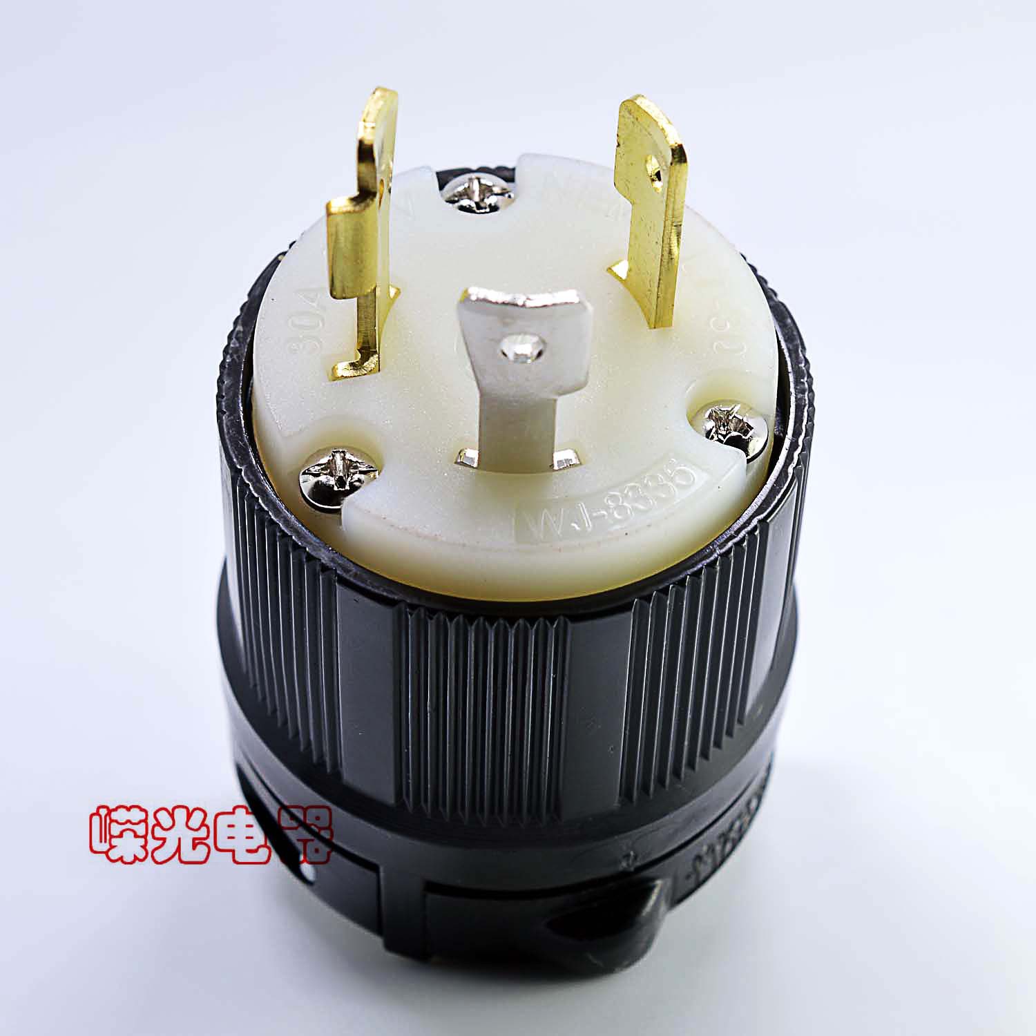 NEMA L7-30P 30A 277V UL CUL发电机医疗器械半导体WJ-8335插头