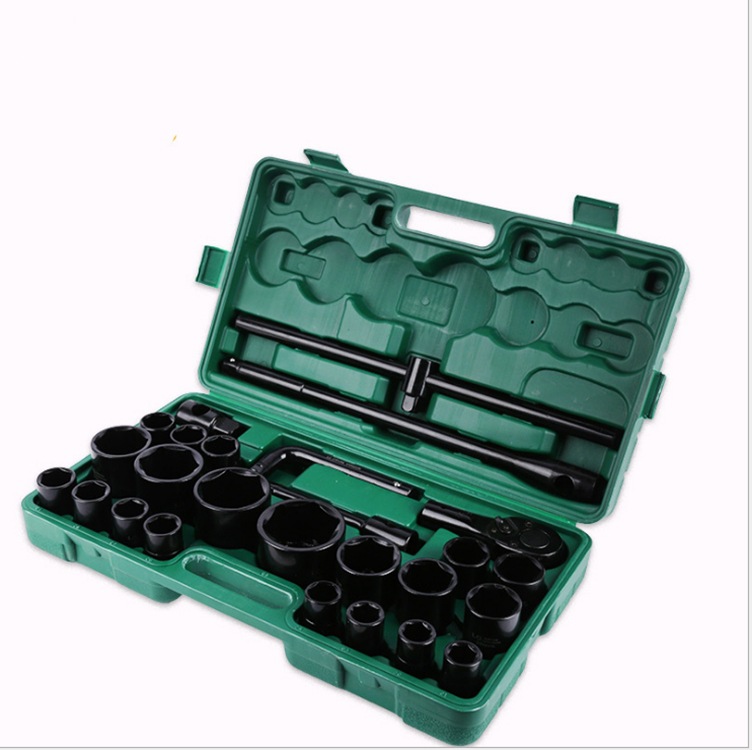 Juego de mangas pesadas de 26 piezas hexagonal de doce flores pullover de camiones pesados llave de coche Protección automática reparación grande de automóviles