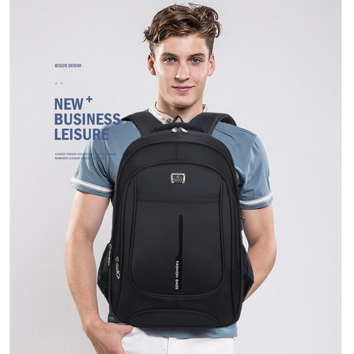 Foreign trade new Oxford cloth backpack men's business computer backpack outdoor travel bag junior high school student school bag