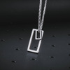 Fashionable trend universal polishing cloth stainless steel, necklace, simple and elegant design