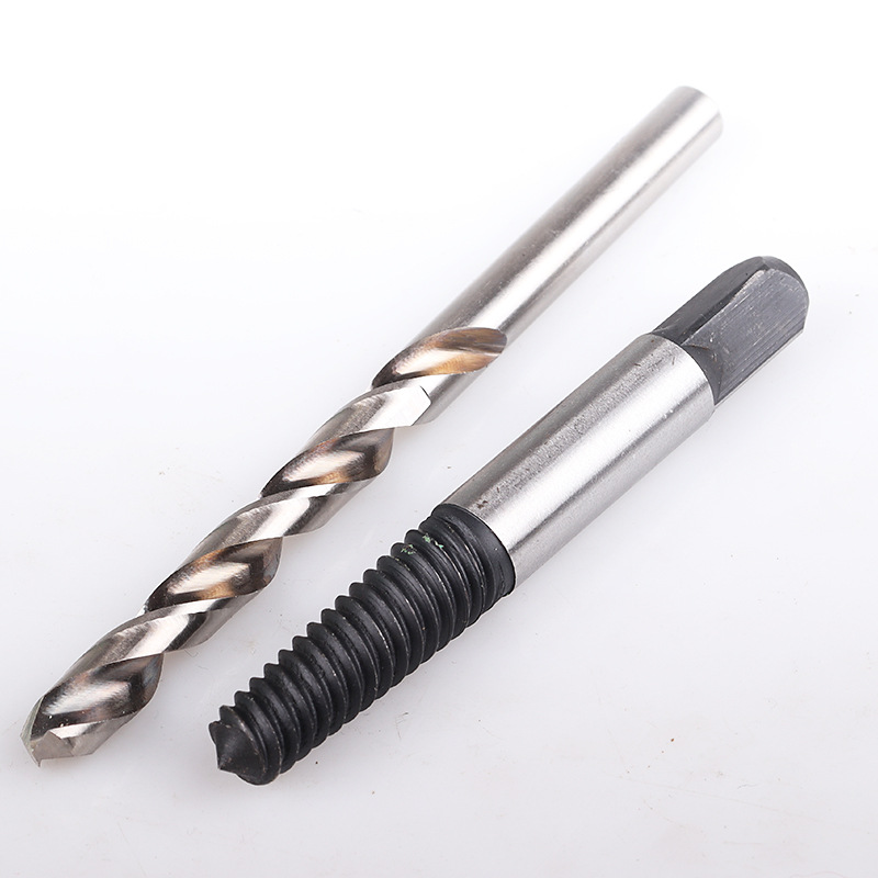 Extractor de tornillo de cabeza rota Juego de 12 piezas, herramienta de clavo de alambre roto de 8 piezas entrega de una pieza