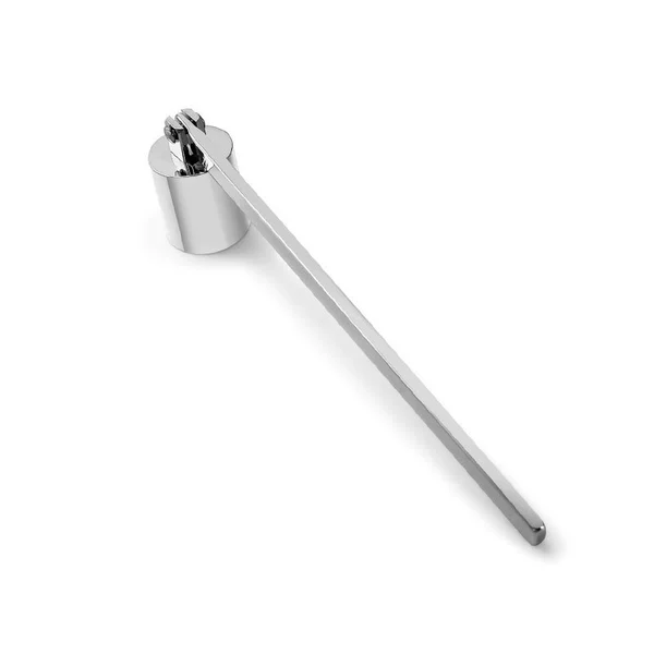 Silver cylindrical straight