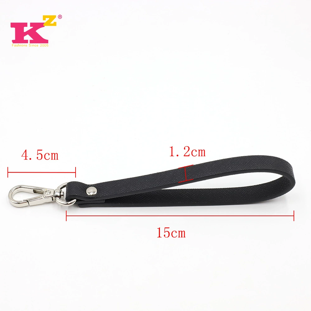 Wrist bag, black wallet, polyurethane small clutch bag