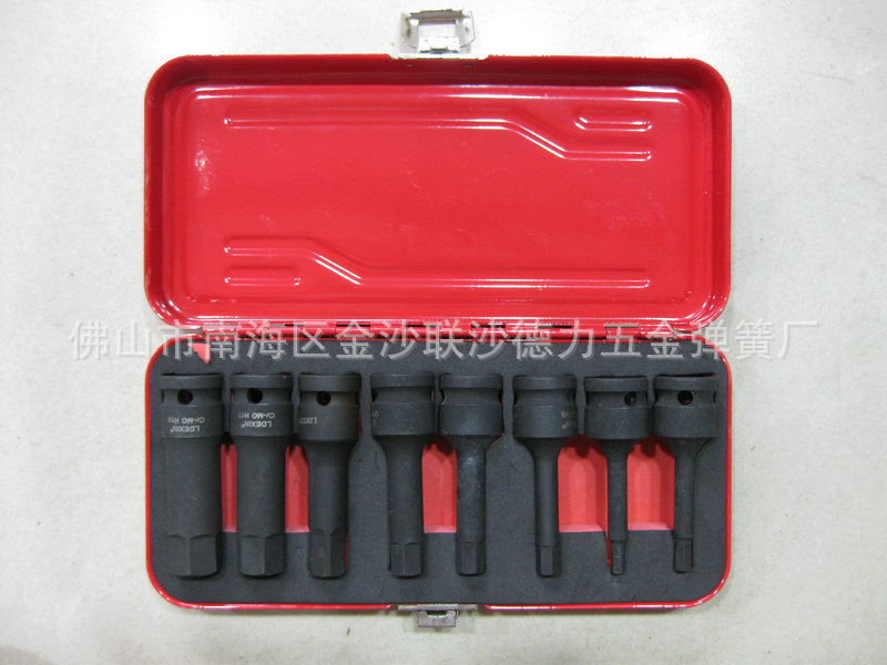 厂家供应气动内六角套筒套装 高强度气动套筒套装 强力套筒批发