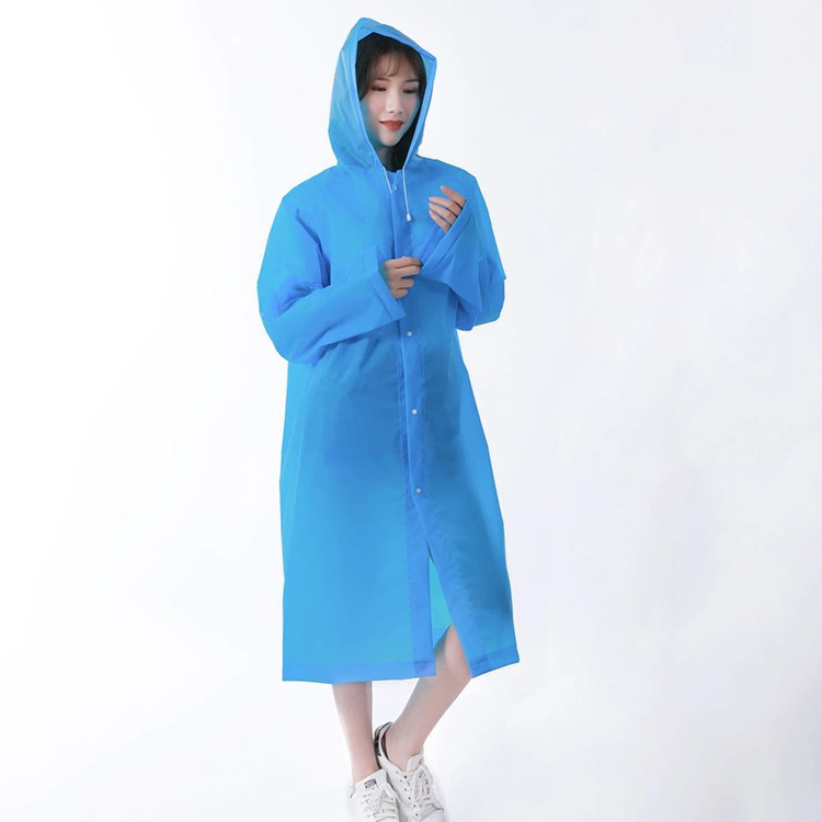 12 Шелковый желе-гелевый плащ из ЭВА, прямой для пеших прогулок, путешествий, ветрозащитный пончо на пуговицах, утолщенный плащ для взрослых, мужчин и женщин