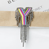 Brooch with letters, pin with tassels, European style, Japanese and Korean, wholesale