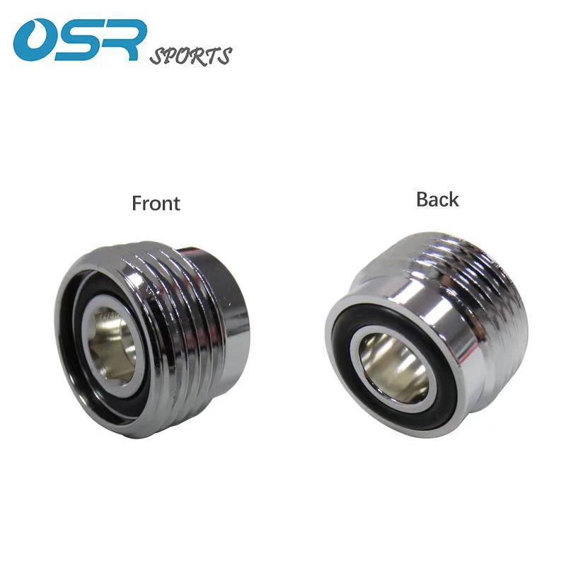 Botella de cilindro de buceo Tornillo de válvula 230bar Adaptador de válvula de tanque de inserción DIN a Yugo