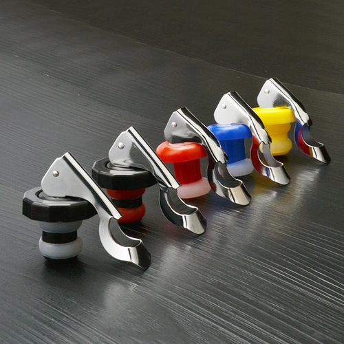 Creative silicone red wine stopper red wine sealing leak-proof stopper wine bottle cap vacuum bottle stopper wine bottle opener