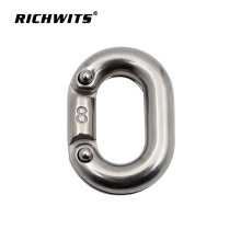 RICHWITS 不锈钢316链扣 链卡 链条连接扣 快速连接环 铆接链扣