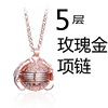 Photo, multilayer necklace, aromatherapy, pendant, chain