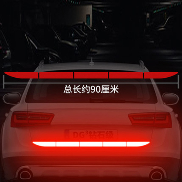 Cross -border large long reflector stickers rear car tail box car…