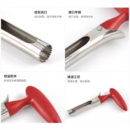 Factory wholesale stainless steel apple corer fruit core remover apple core remover apple corer apple core remover