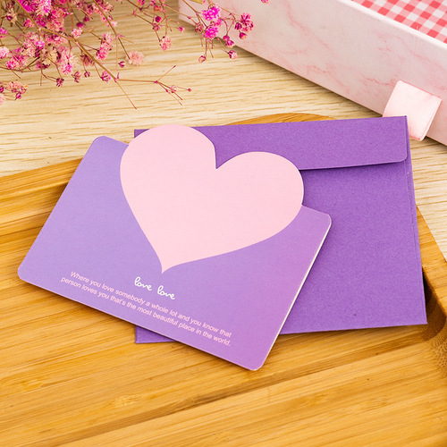 Factory direct sale love greeting cards universal color white envelopes thick double adhesive paper blank greeting card envelopes wholesale