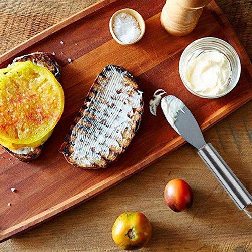 New cheese spatula cheese knife 3-piece set stainless steel butter spatula baking kitchen tool set wholesale