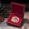 Commemorative medal, coins, plastic wooden box, pack handmade, Birthday gift